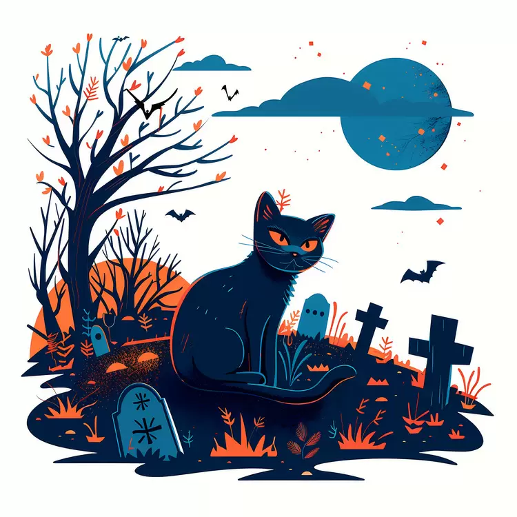 Halloween Black Cat