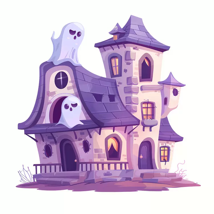 creepy haunted house