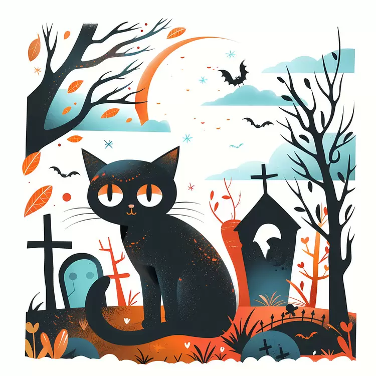 Halloween Black Cat