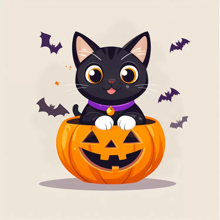 Halloween Black Cat