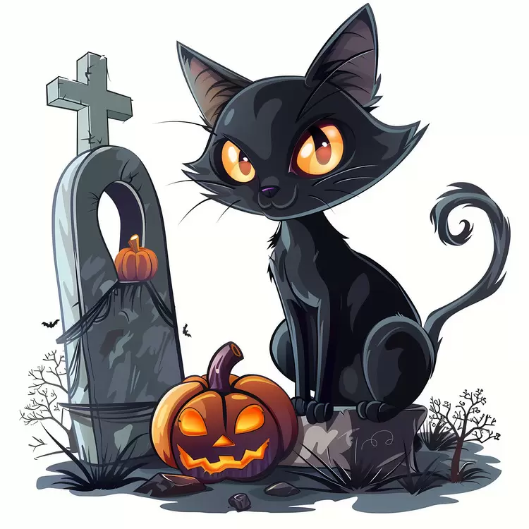 Halloween Black Cat