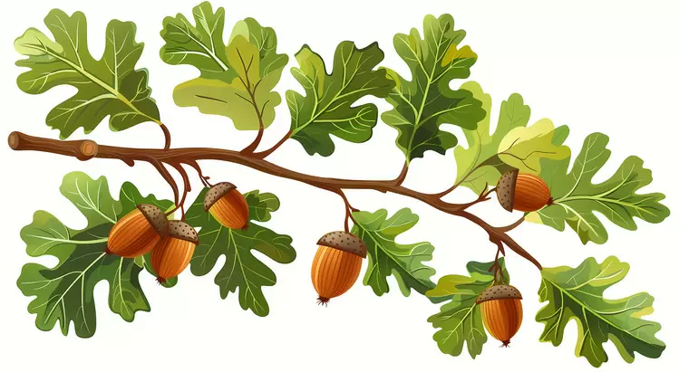 Autumn Branch acorns