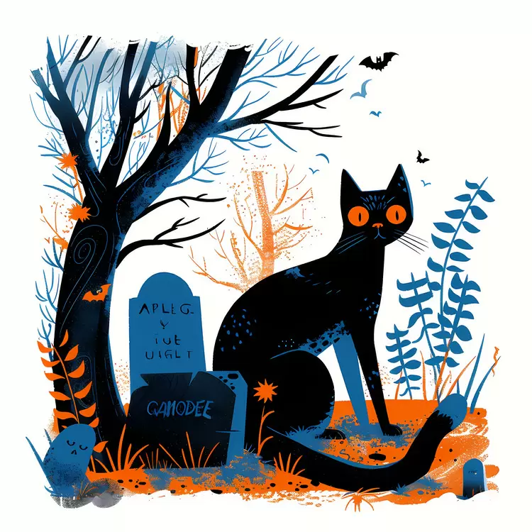 Halloween Black Cat