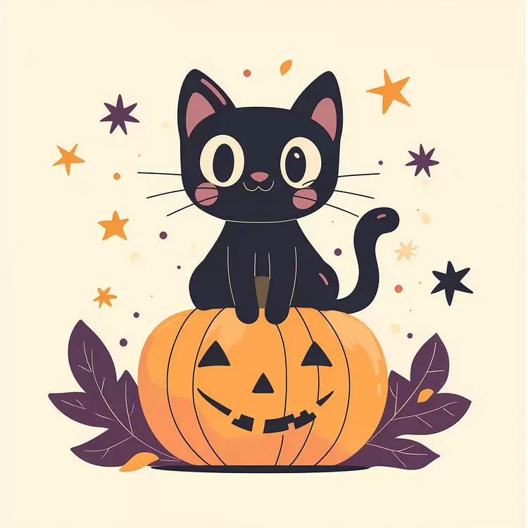 Halloween Black Cat