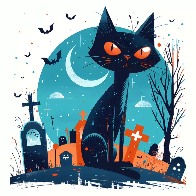 Halloween Black Cat