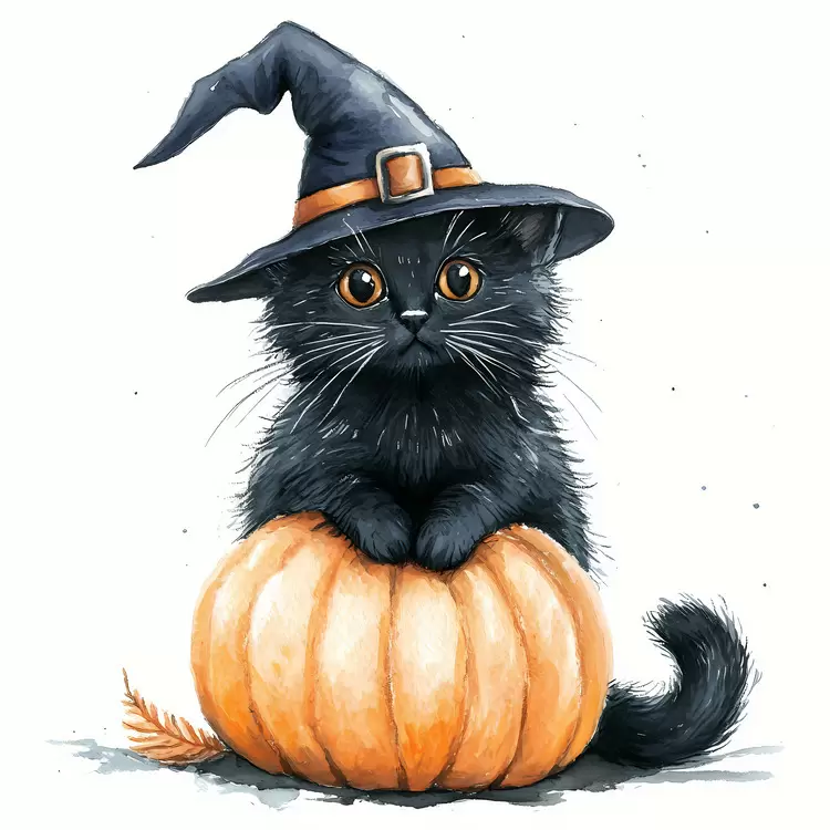 Halloween Black Cat