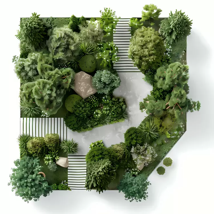 garden Aerial View