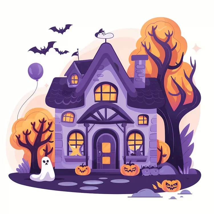 creepy haunted house