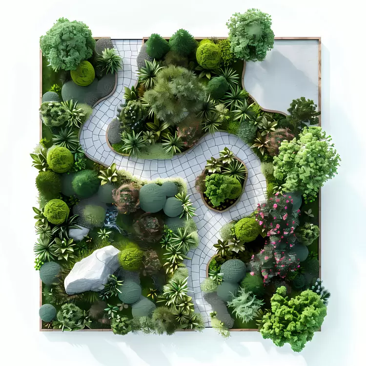 garden Aerial View