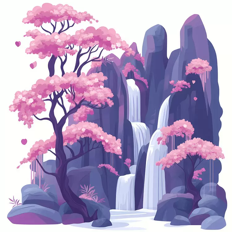 cherry blossom trees
