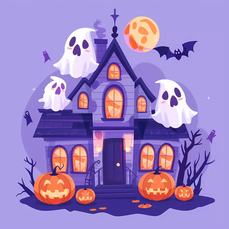 creepy haunted house