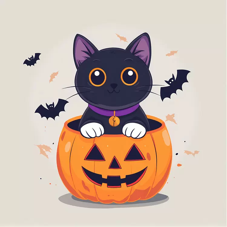Halloween Black Cat