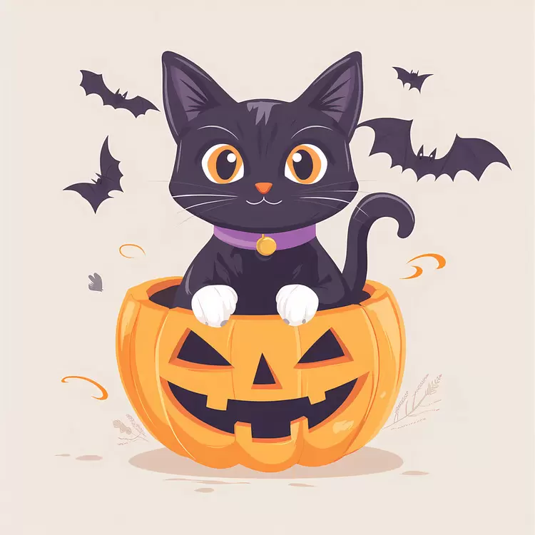 Halloween Black Cat