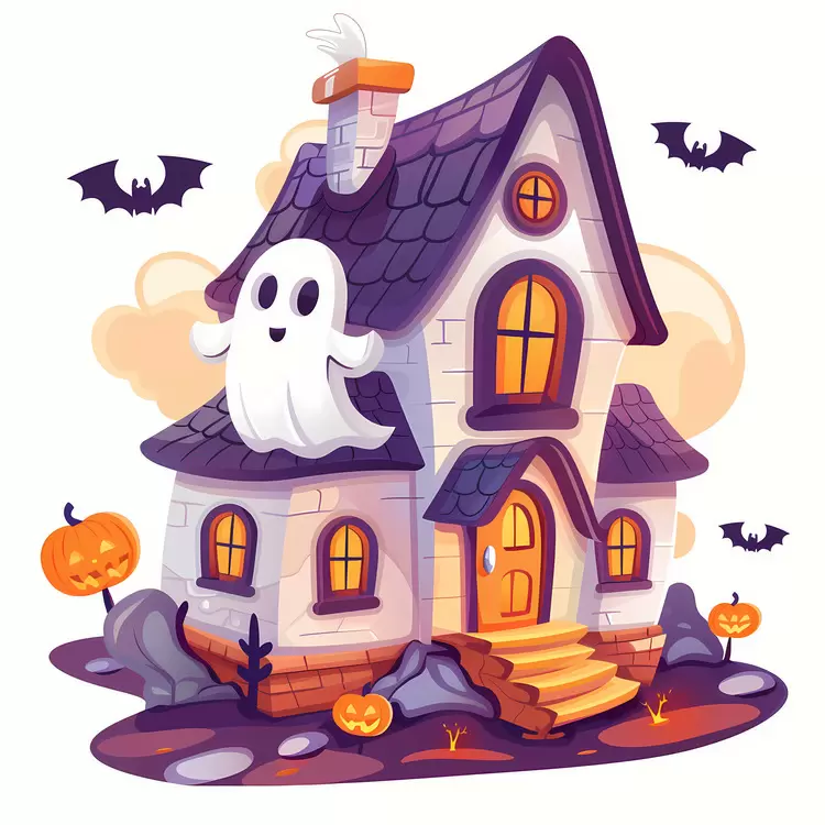 creepy haunted house