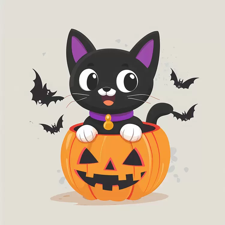 Halloween Black Cat