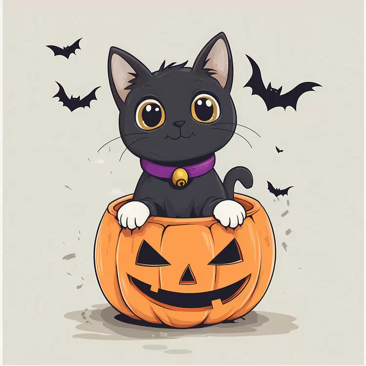 Halloween Black Cat