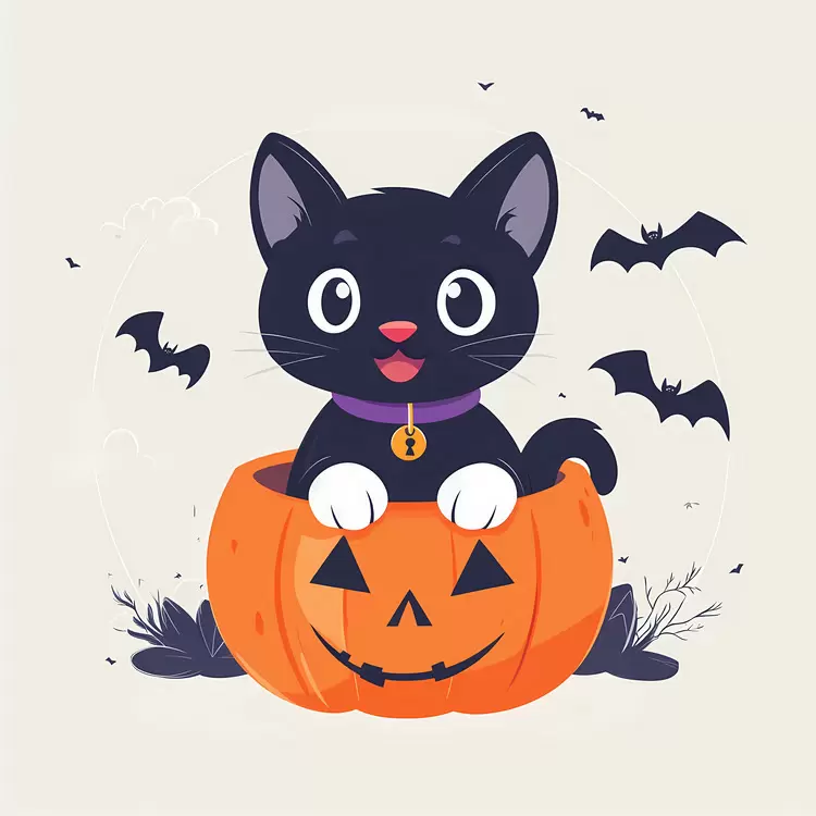 Halloween Black Cat