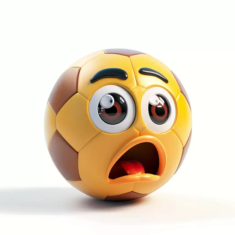 cartoon ball face