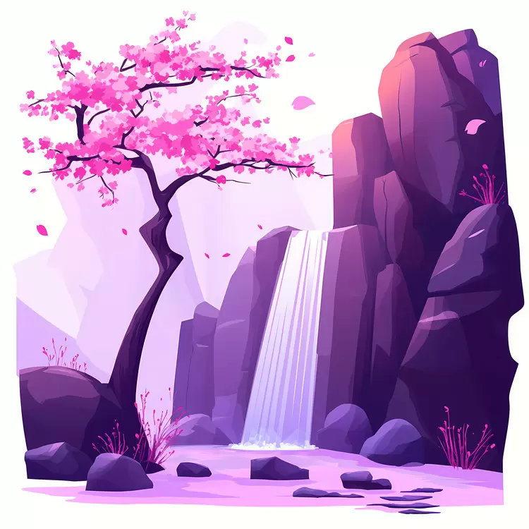 cherry blossom trees