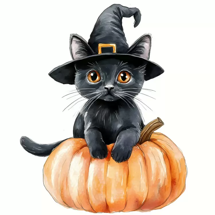 Halloween Black Cat