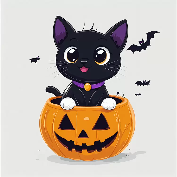 Halloween Black Cat