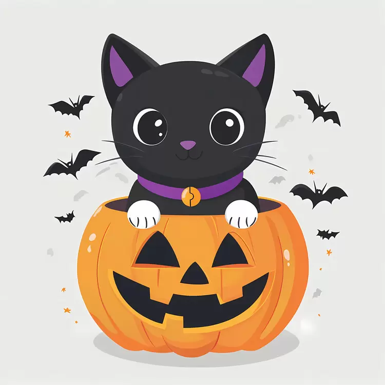 Halloween Black Cat
