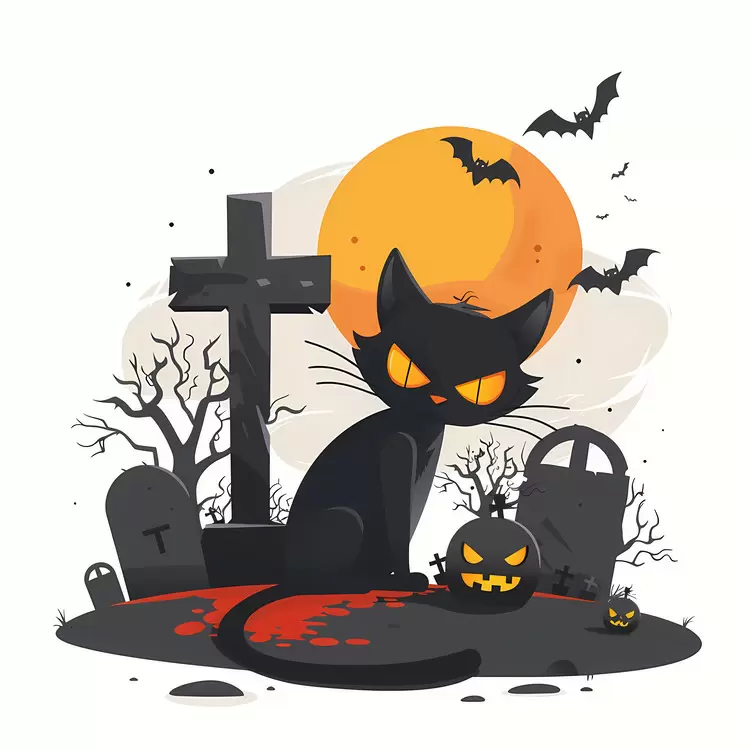 Halloween Black Cat