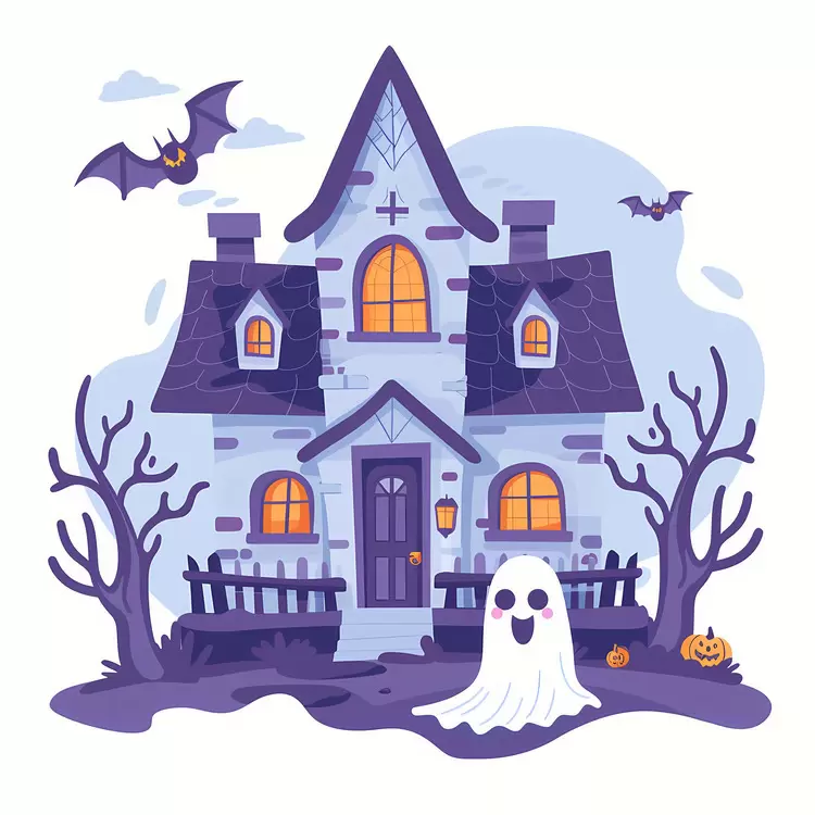 creepy haunted house