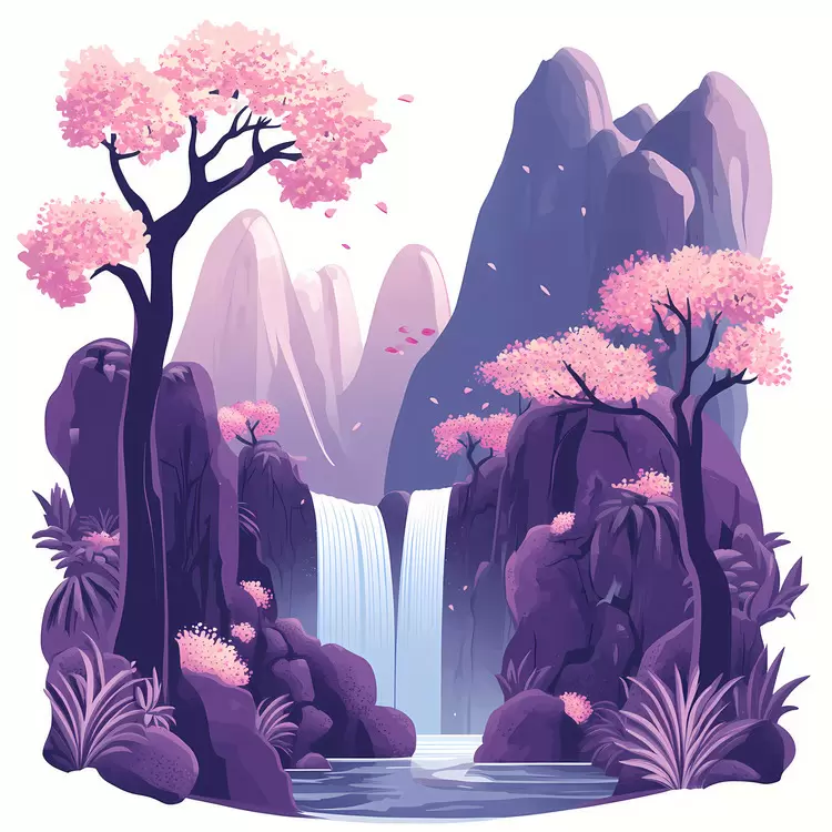 cherry blossom trees
