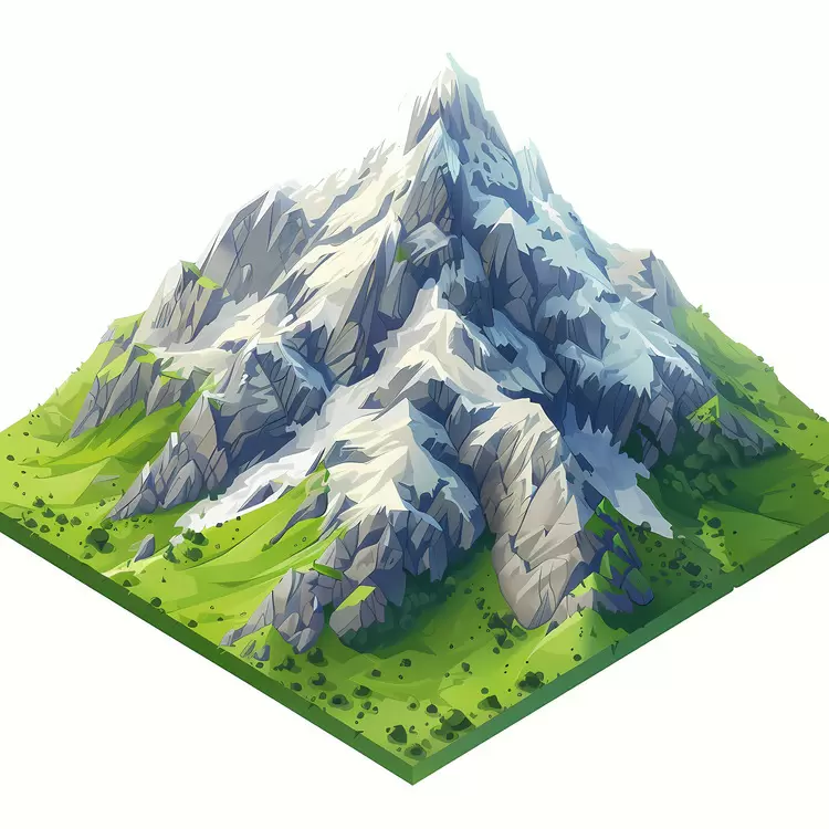 mountain aerial view