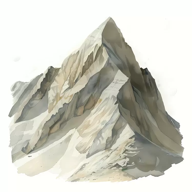 mountain aerial view