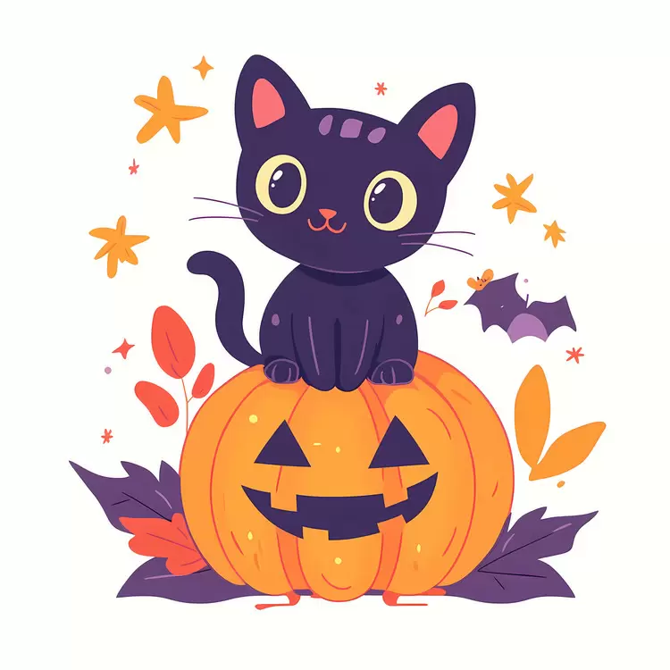Halloween Black Cat