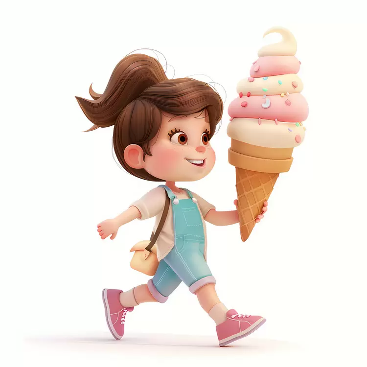 huge icecream kid