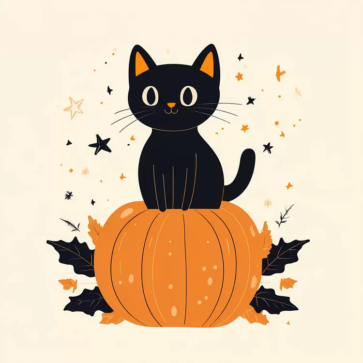 Halloween Black Cat