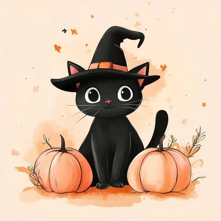 Halloween Black Cat