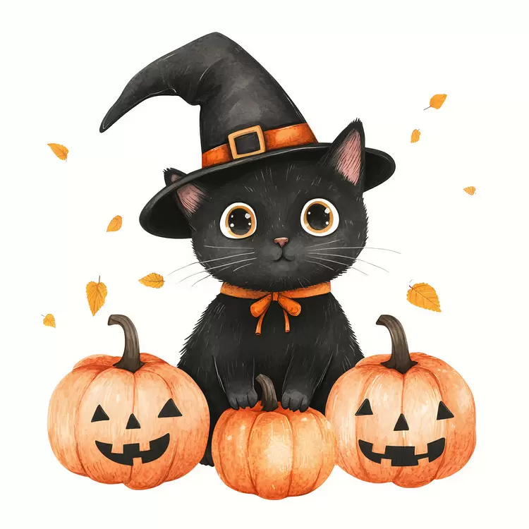 Halloween Black Cat