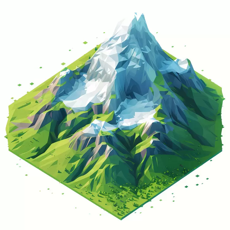 mountain aerial view