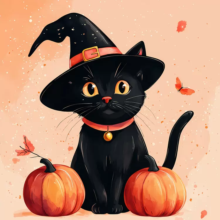 Halloween Black Cat