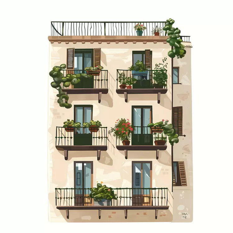 balconies building