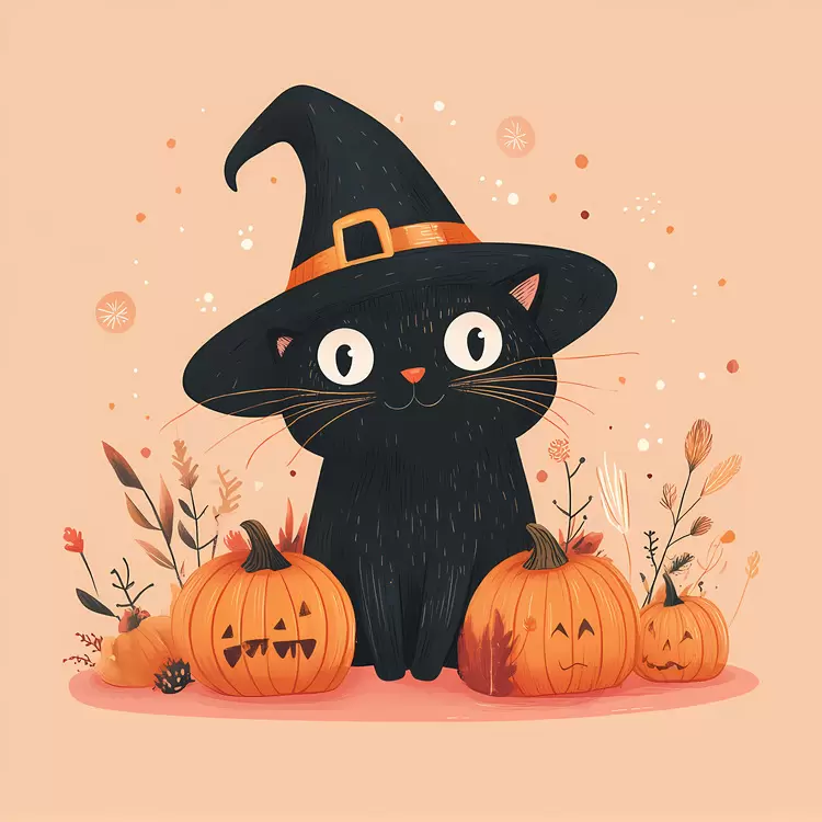 Halloween Black Cat