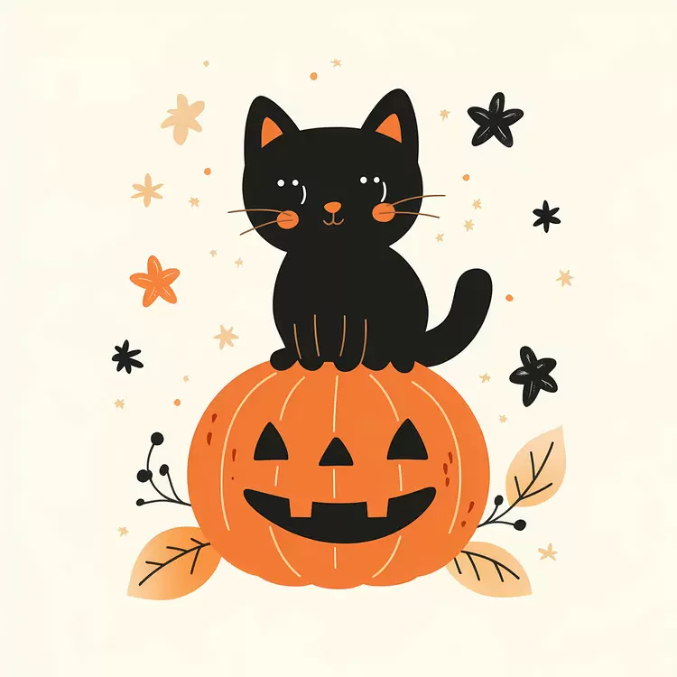 Halloween Black Cat