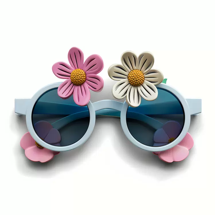 flower sunglasses girl