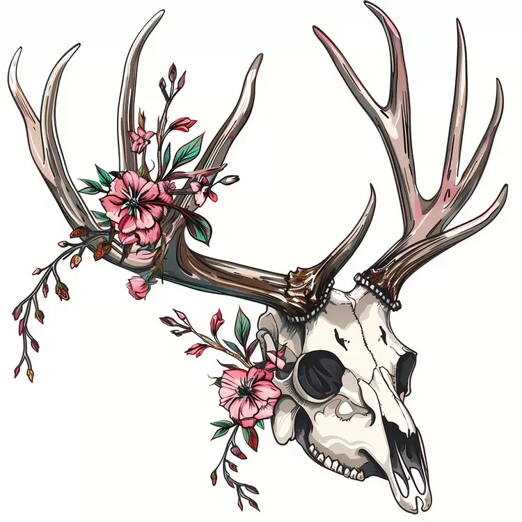 deer skull