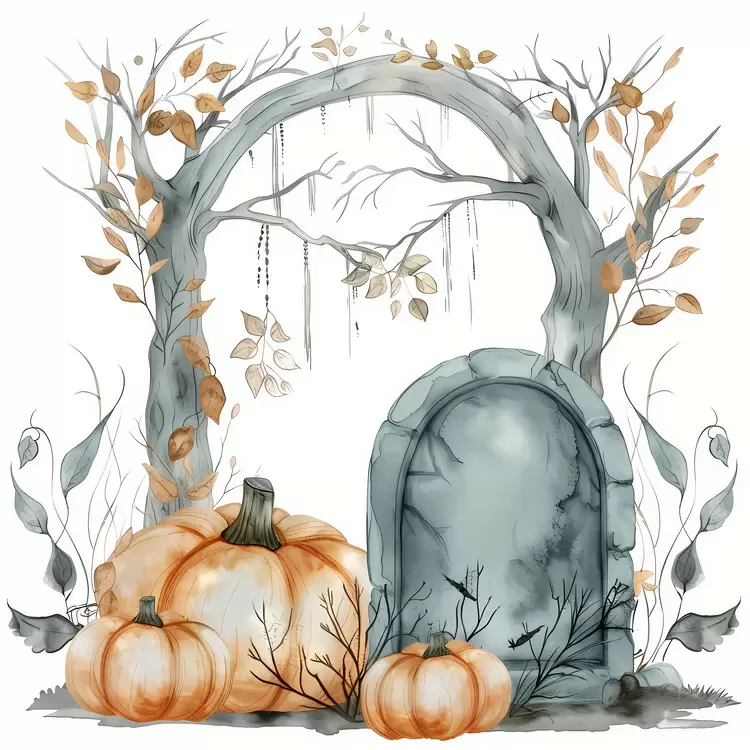 Halloween headstone