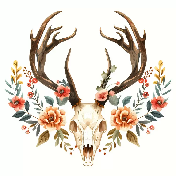deer skull