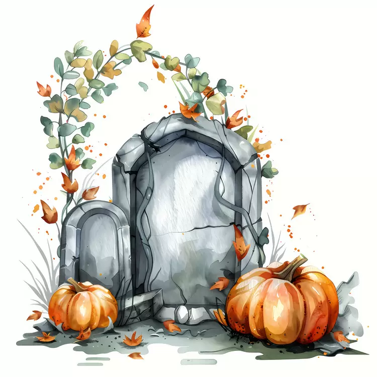 Halloween headstone