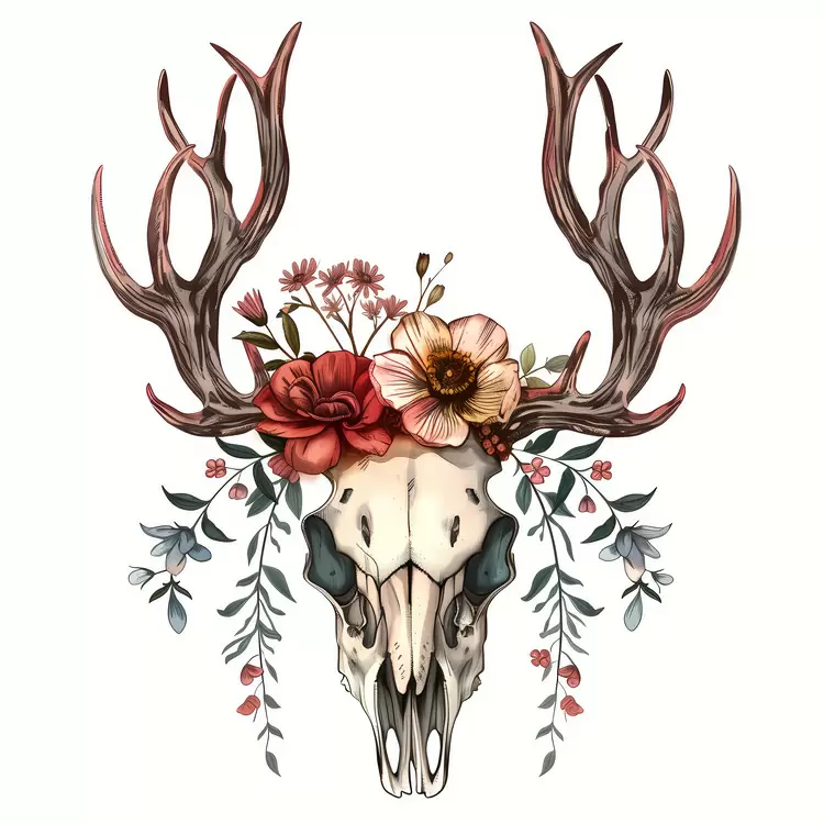 deer skull