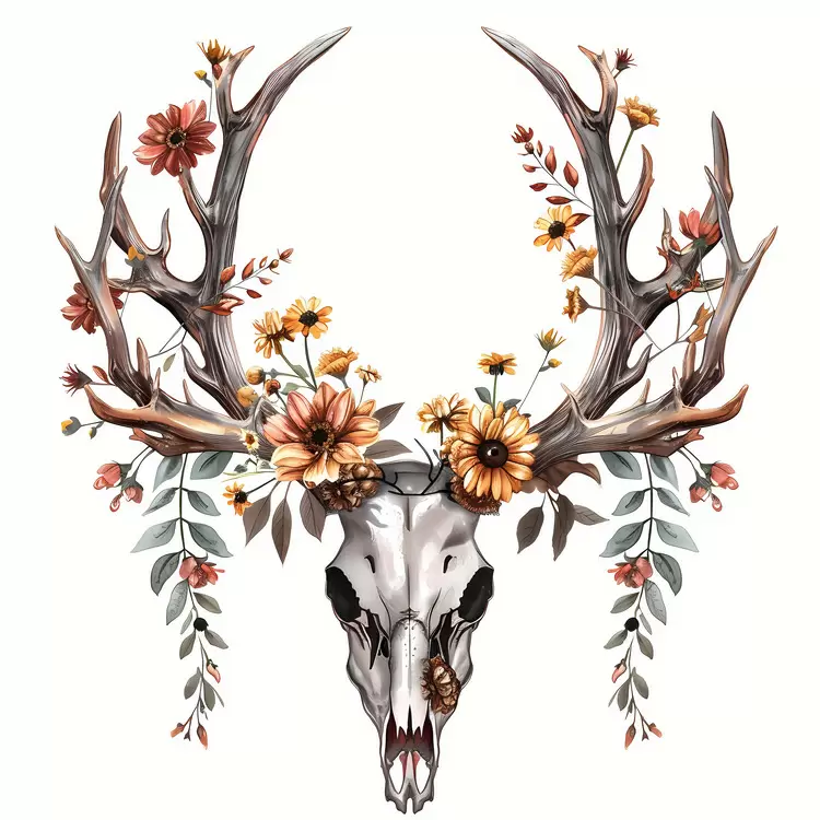 deer skull