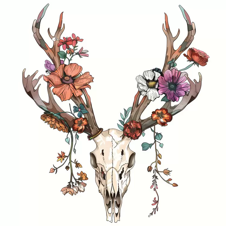 deer skull