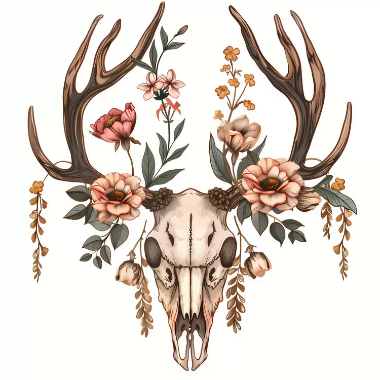 deer skull
